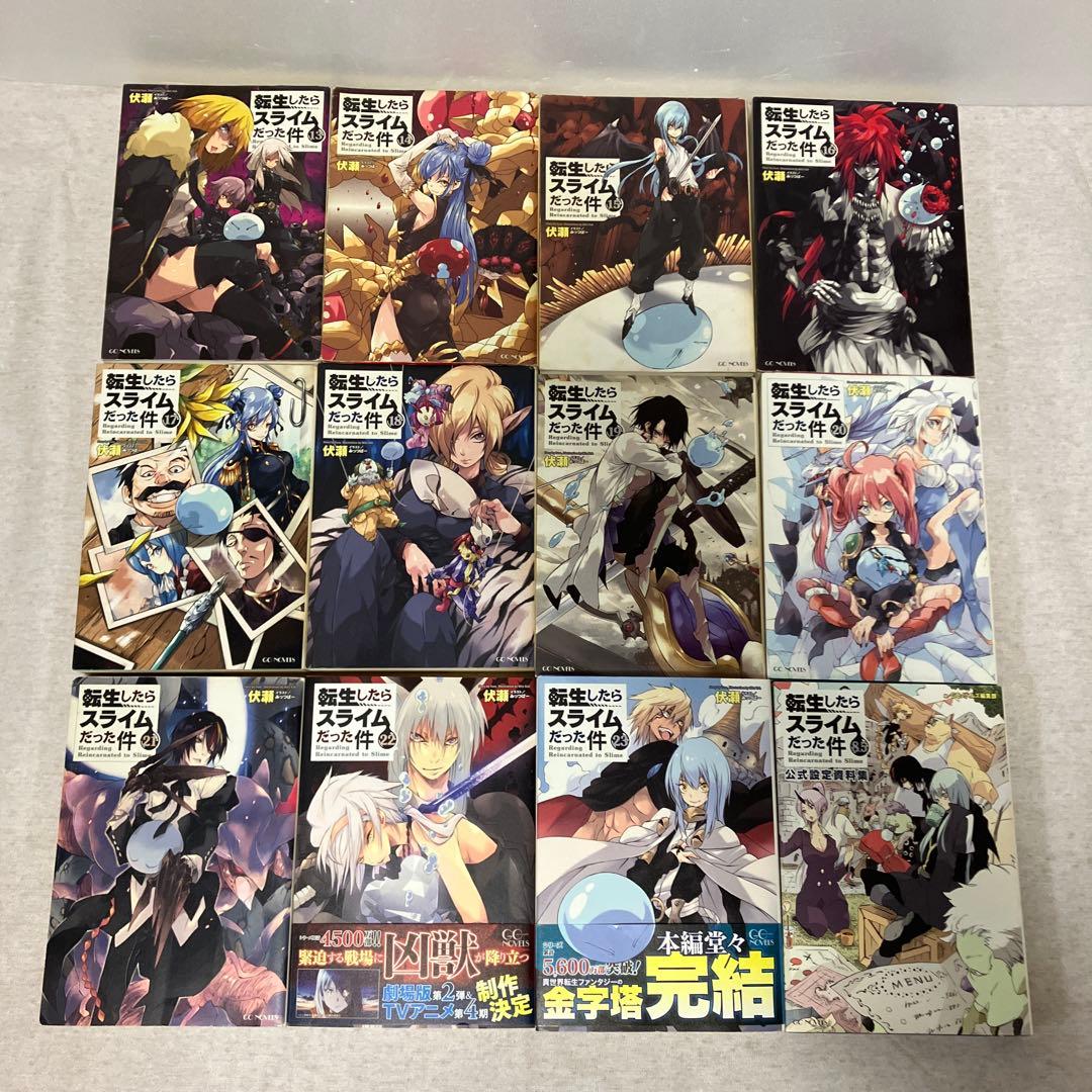 オマケ付き！転生したらスライムだった件 全巻＋8.5巻公式設定資料集　セット