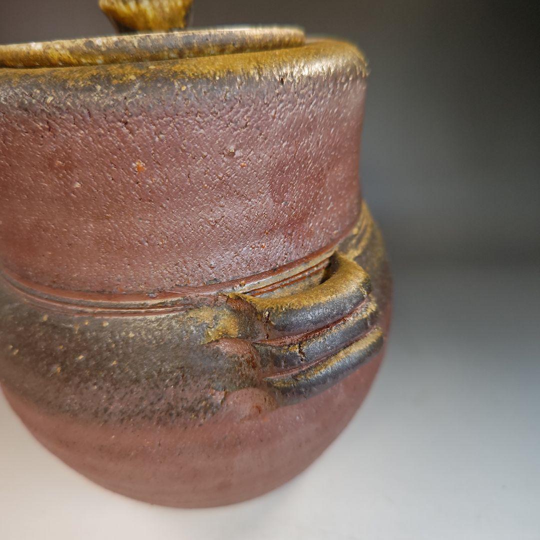 イ412 水指『備前焼　大平誠之助　水指　共箱』茶道具