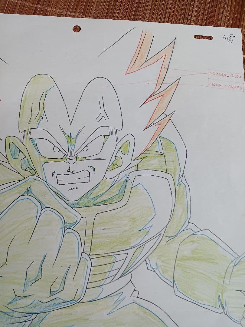 江戸屋　ドラゴンボール　ベジータ 原画　DragonBall　BEGETA