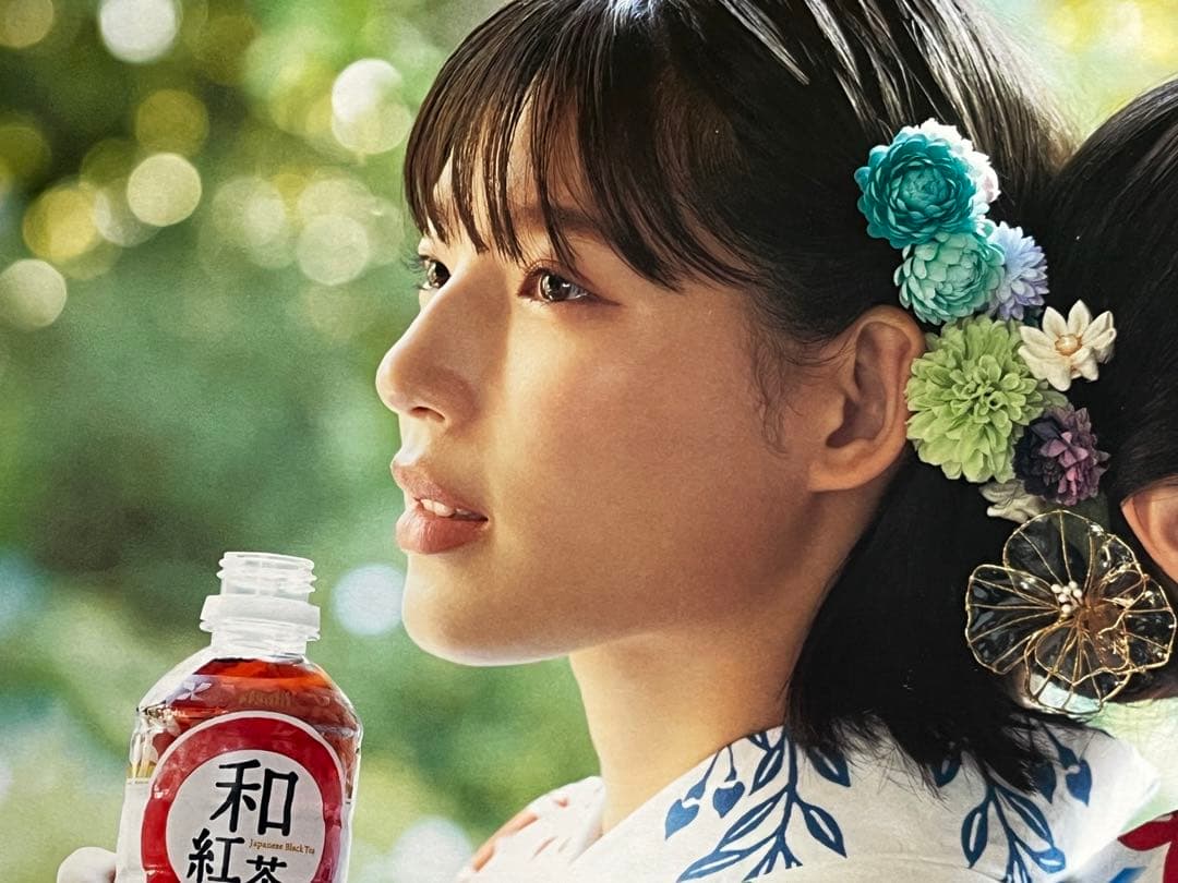 アサヒ飲料 和紅茶  西野七瀬 石井杏奈 パネル POP ポップ 非売品