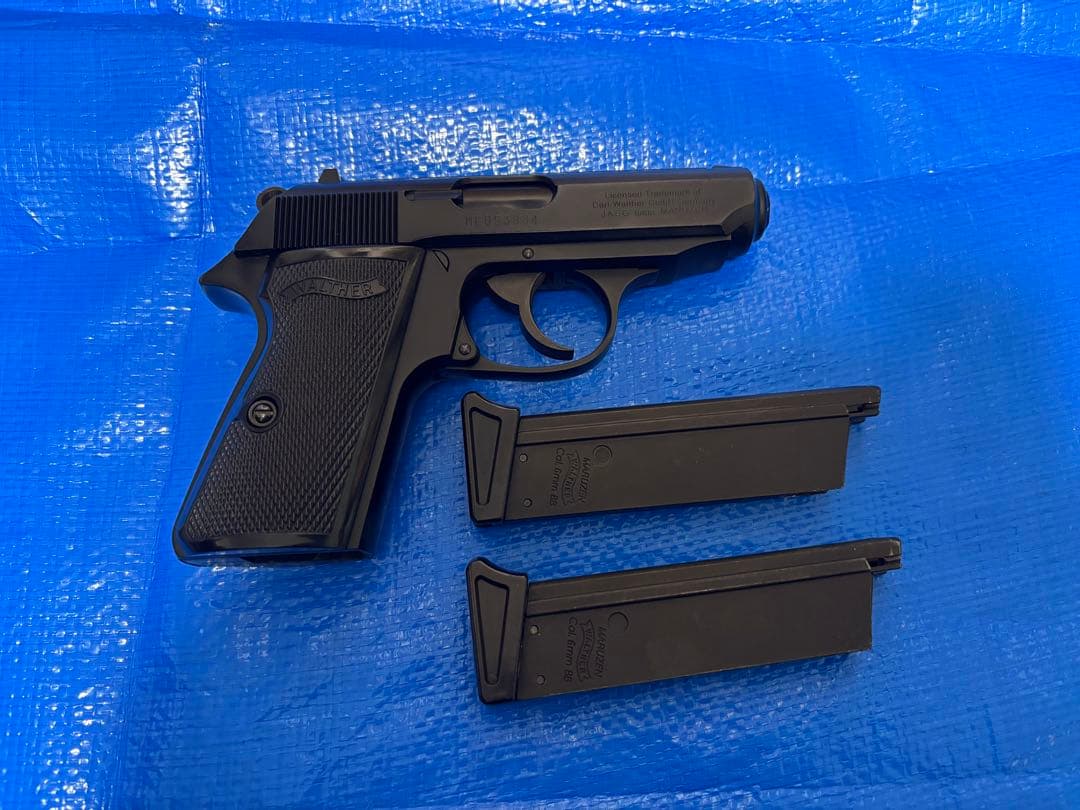 【マルゼン】ワルサーPPK/S GBB＋スペアマガジン1本