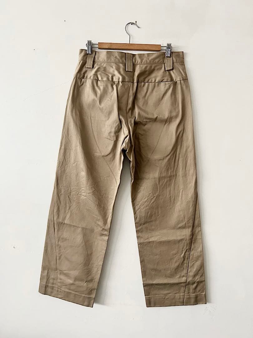【未使用】Homspun　高密度ウェポン切替ワークパンツ　ダークベージュ