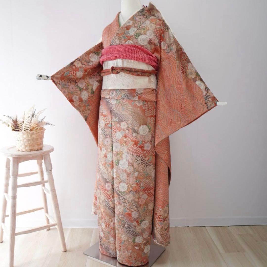 【semiさま専用】振袖　フルセット378　5点セット　正絹 すべて正絹