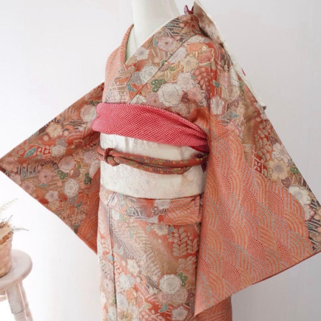 【semiさま専用】振袖　フルセット378　5点セット　正絹 すべて正絹