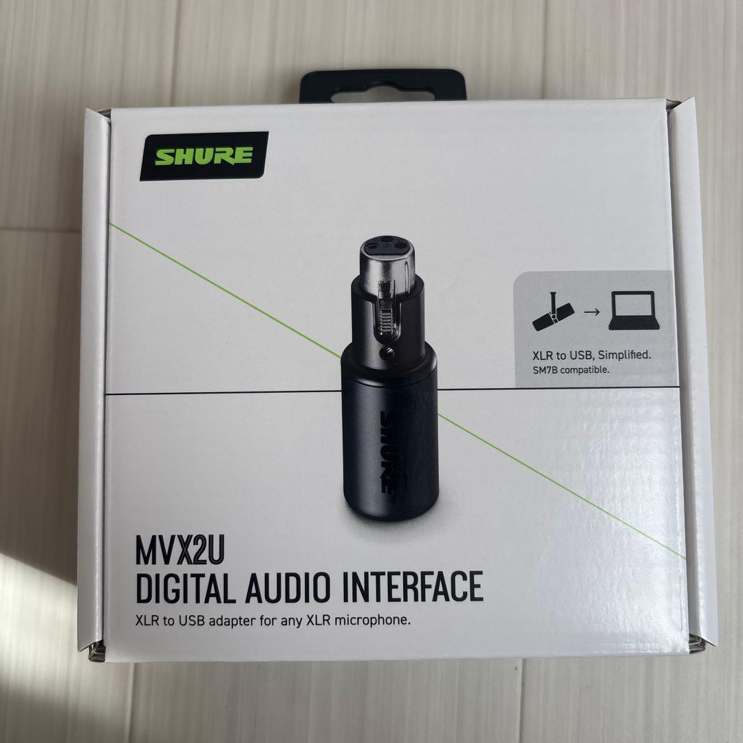 Shure MVX2U デジタルオーディオインターフェイス