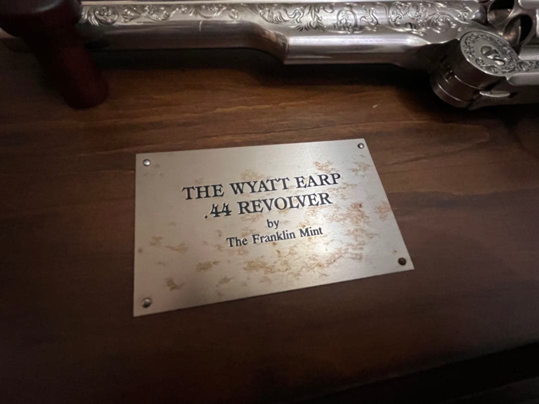 フランクリンミント リボルバー 44口径 装飾銃 WYATT EARP