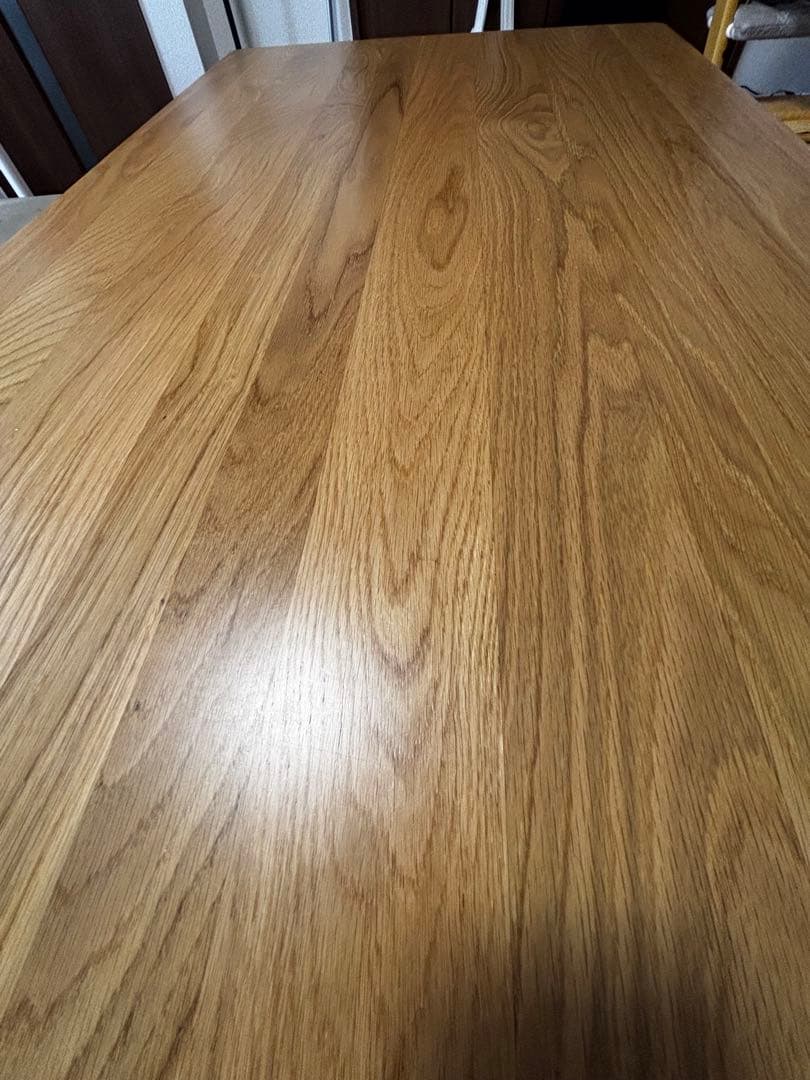【美品】無印良品 オーク材　ダイニング　リビングテーブル130×70×65cm