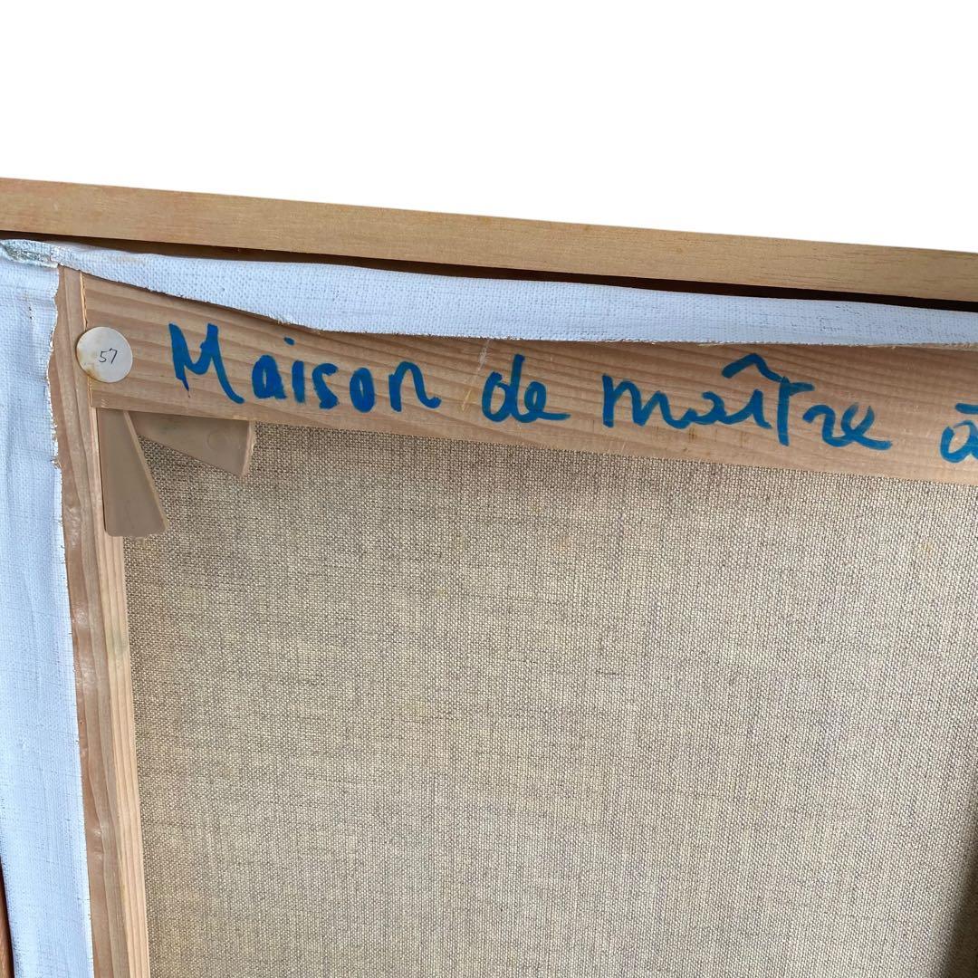 未使用保管品　Claude Feuiller フランス画家　絵画　　大判