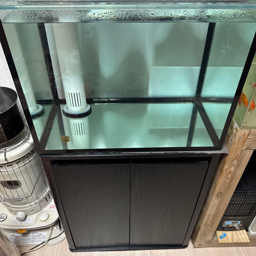 60cmワイドオーバーフロー水槽 大型 フィルター付き　クーラー