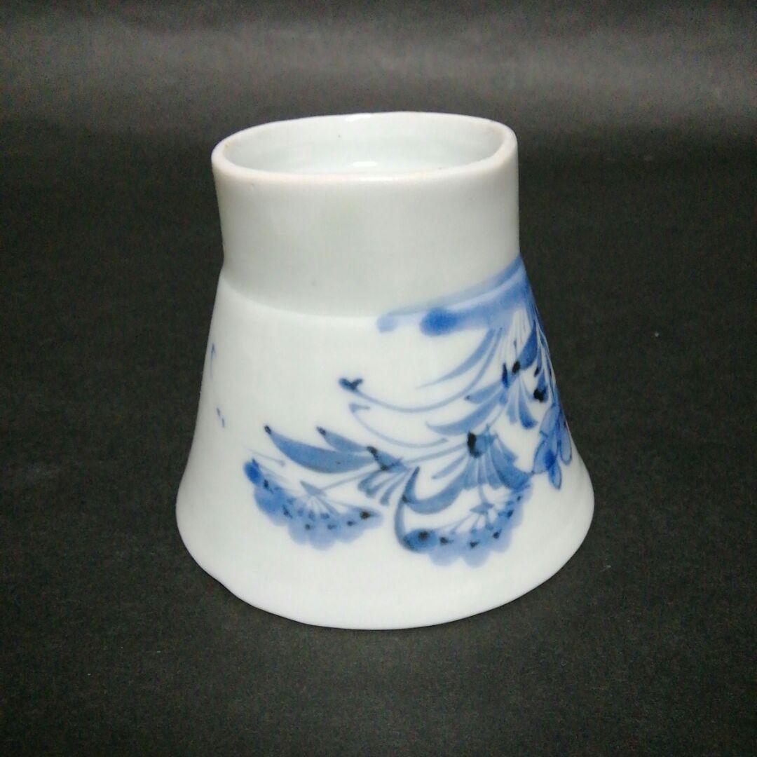 古伊万里草花文蕎麦猪口