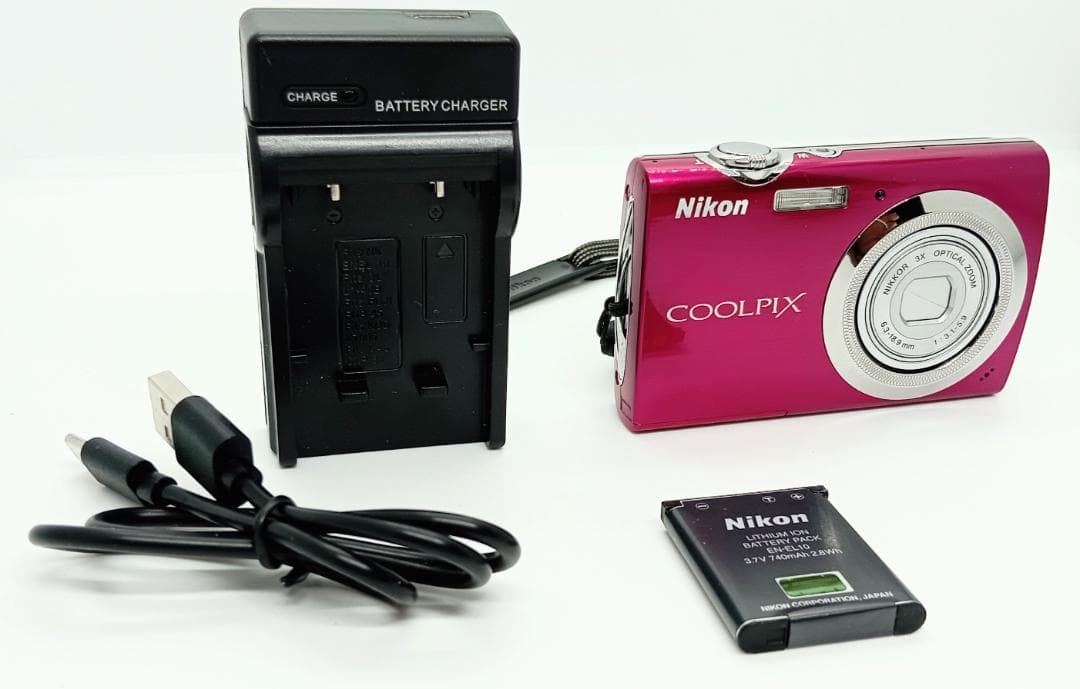 Nikon Coolpix S230 Pink 10MP 3倍光学ズーム