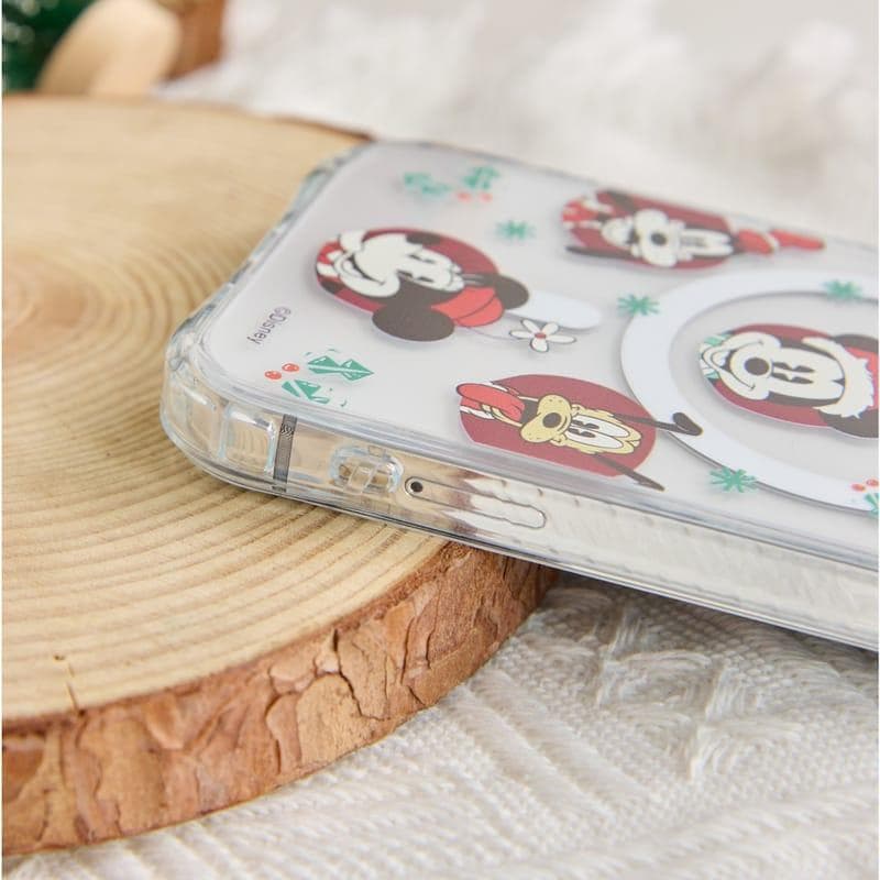 ディズニー ミッキー クリスマス iPhoneスマホケース　MagSafe 対応