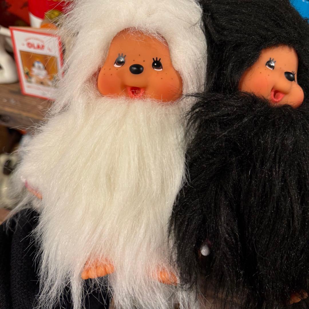 モンチッチ 長毛 ブラック モジャモジャ 雪男 2点セット