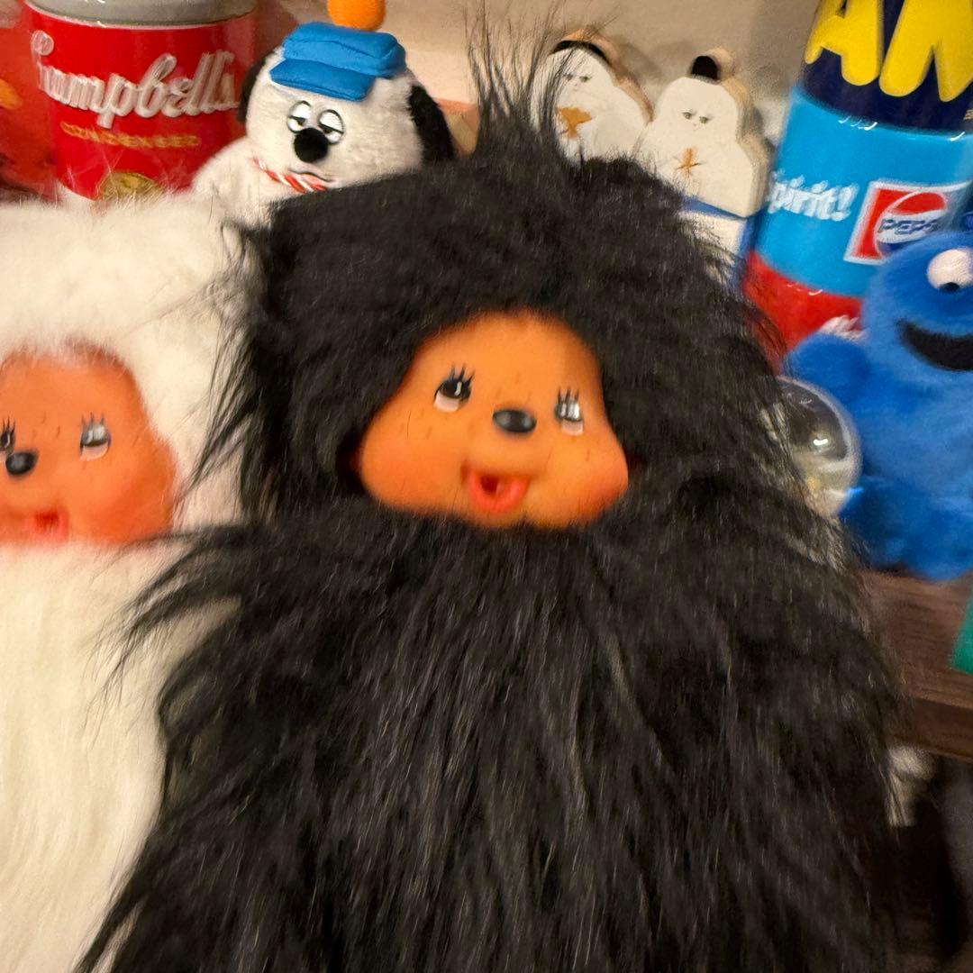 モンチッチ 長毛 ブラック モジャモジャ 雪男 2点セット