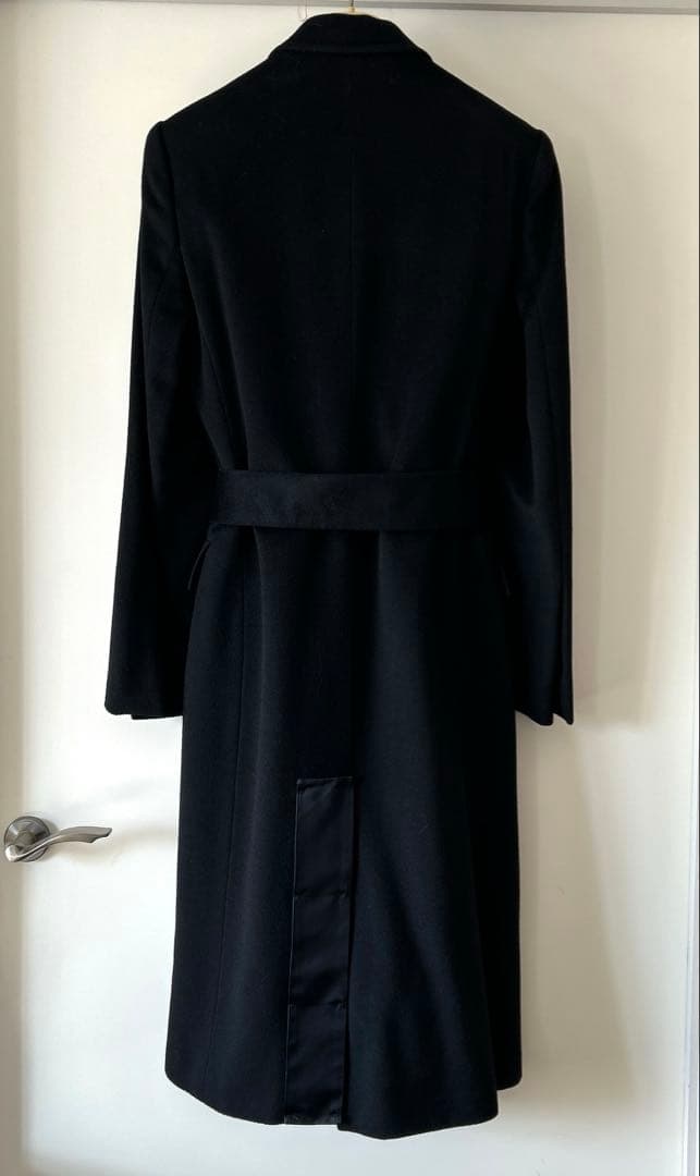 レア品！！GUCCI グッチ　カシミア混　チェスターコート（ベルト付）　黒