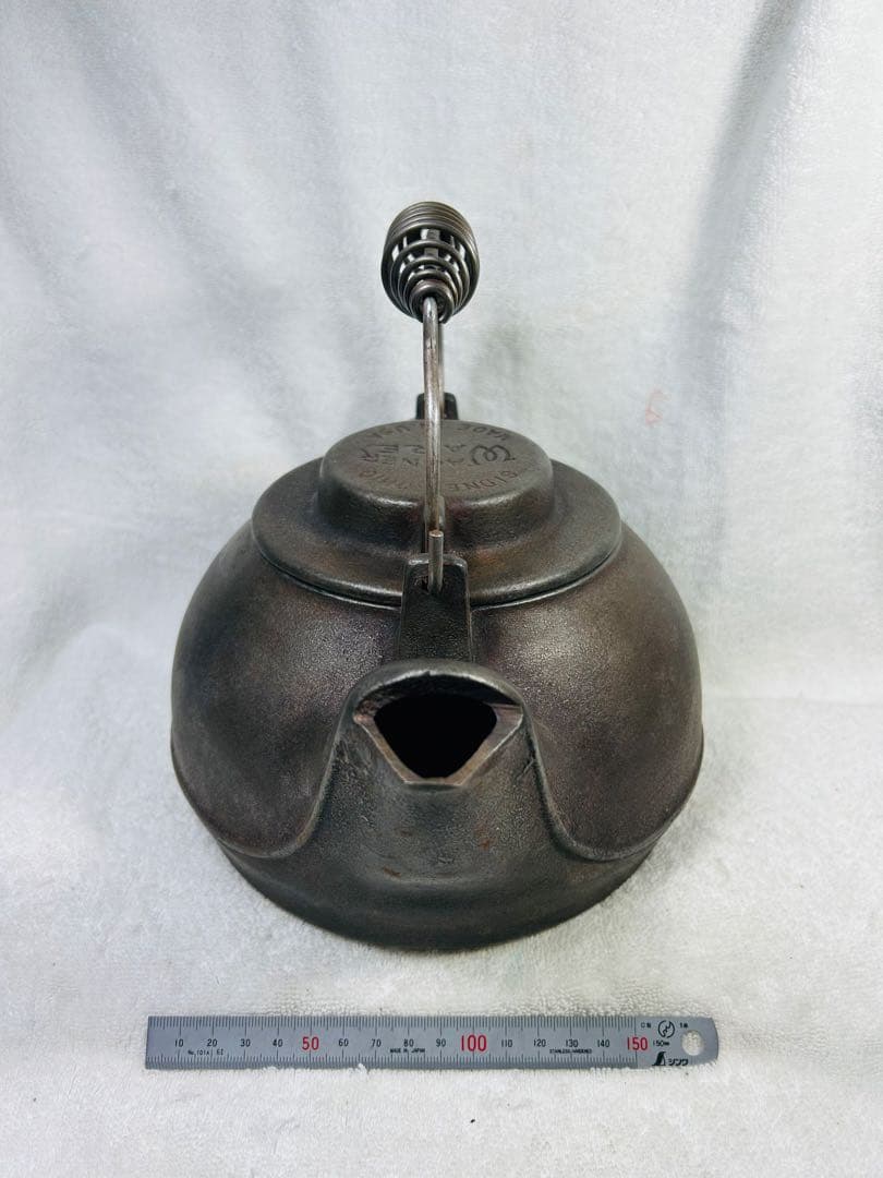 美品　ビンテージ品ワグナーの2.4L 鋳鉄製ケトル