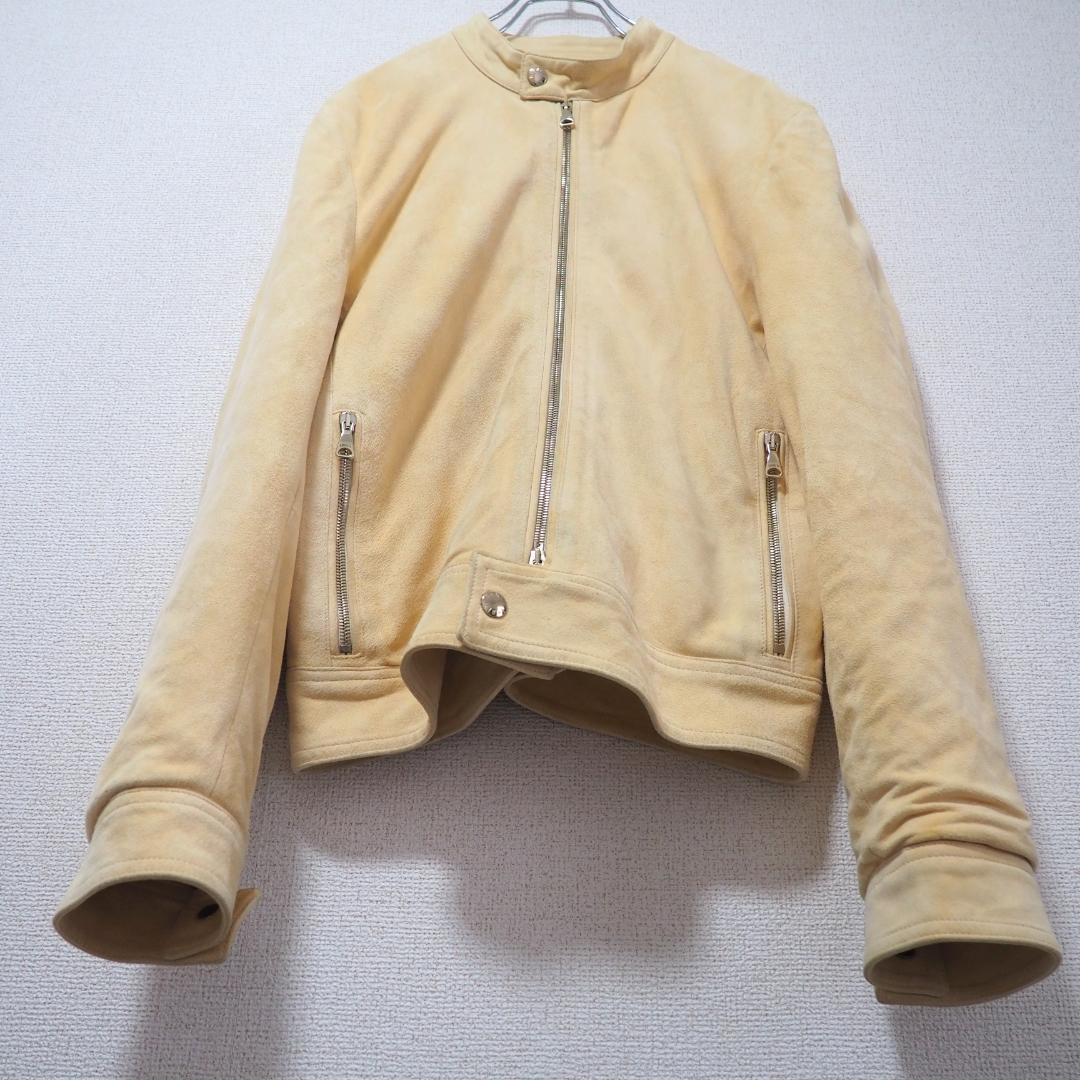 【BR別注】EMMETI ANDREA GOLDゴートスエードジャケット　黄肌