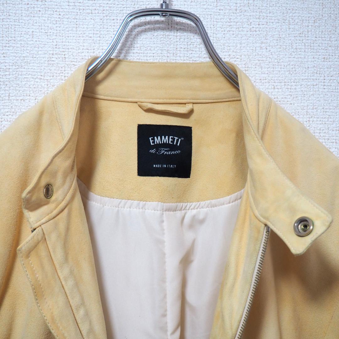 【BR別注】EMMETI ANDREA GOLDゴートスエードジャケット　黄肌