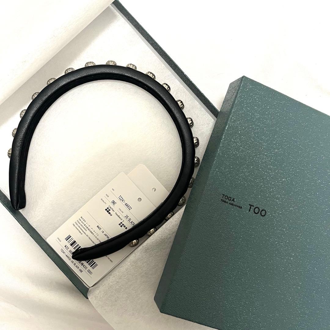 TOGA TOO LEATHER HEADBAND カチューシャ