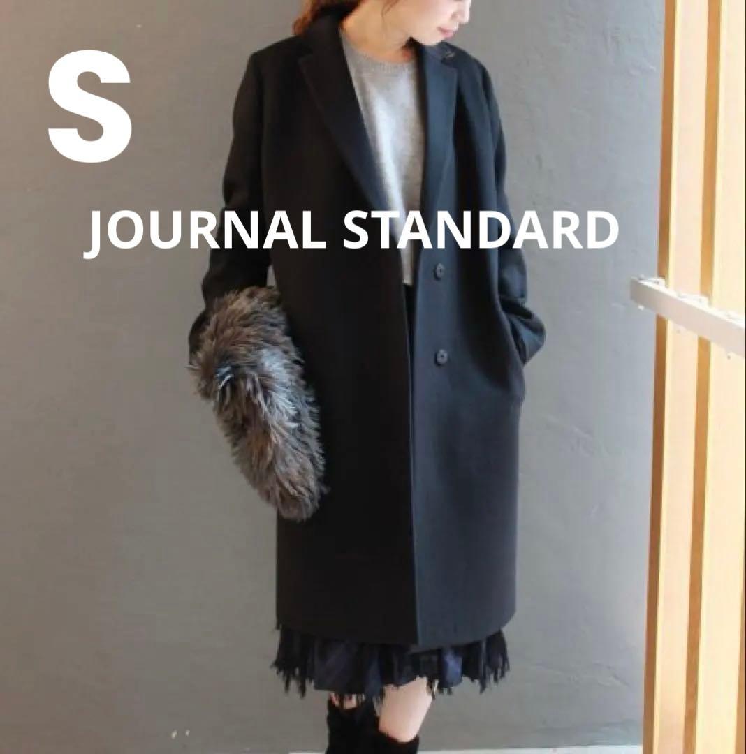 ジャーナルスタンダード SUPER WOOL *チェスターコート ウール 黒