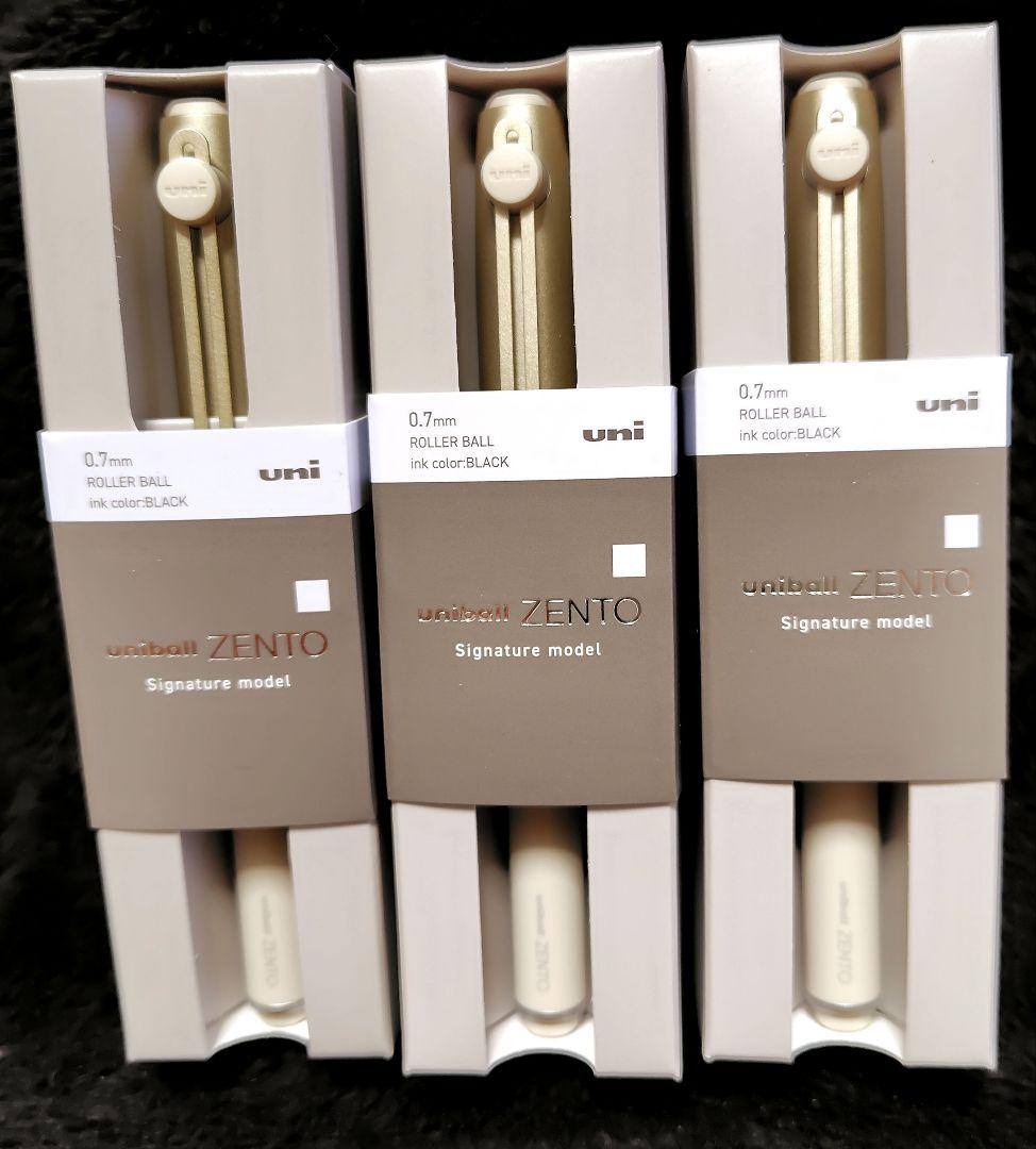 【新色】uniball ZENTO ユニボールゼント シグニチャーモデル ３本