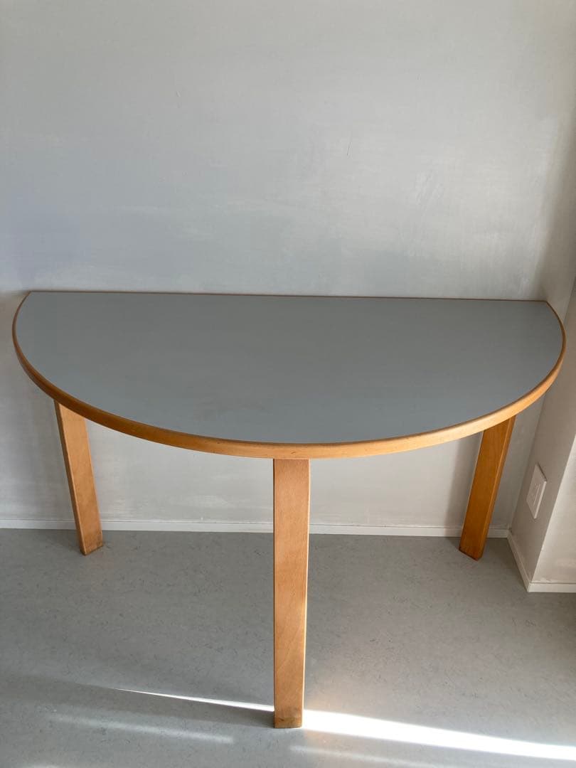 半円テーブル haluta vintage購入 北欧家具
