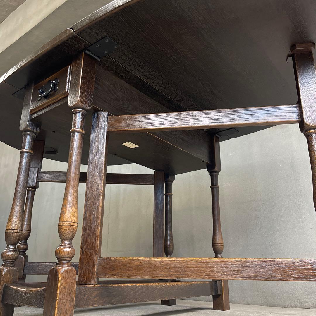 極美品 飛騨産業 PROVINCIAL プロヴィンシャル ゲートレッグテーブル