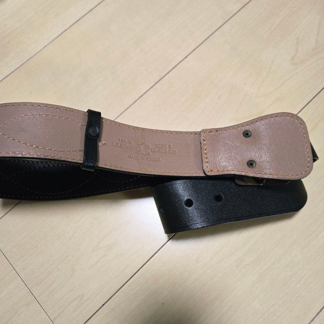 ロシア軍 stich profi製 ブロンズ 100%革ベルト サイズ1