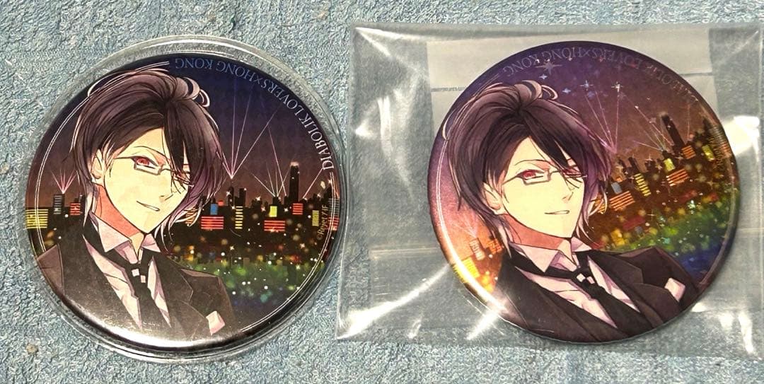 d*7様 ディアラバ 逆巻レイジ　香港限定缶バッジ　通常　ホログラム　セット