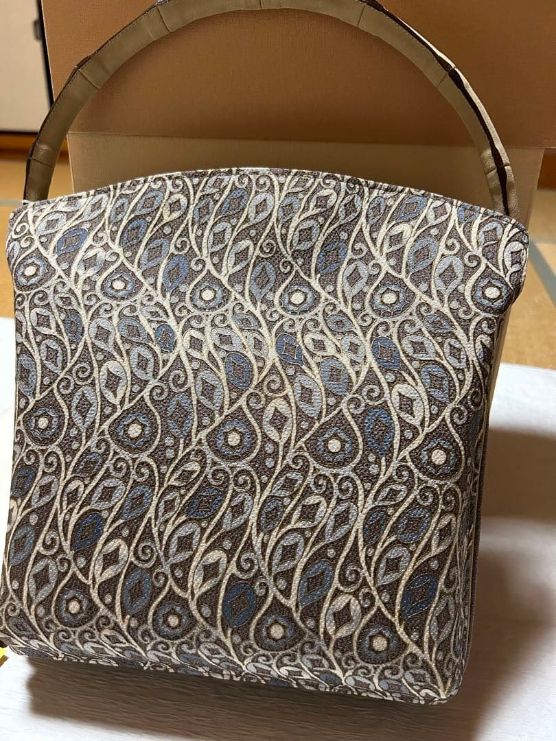 最終お値下げです。和装用バッグ グレー系　岡重　OKAJIMA 新品　未使用