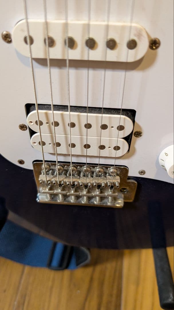 Yamaha PACIFICA 012　青　ストラト　ケース＆ストラップ付き