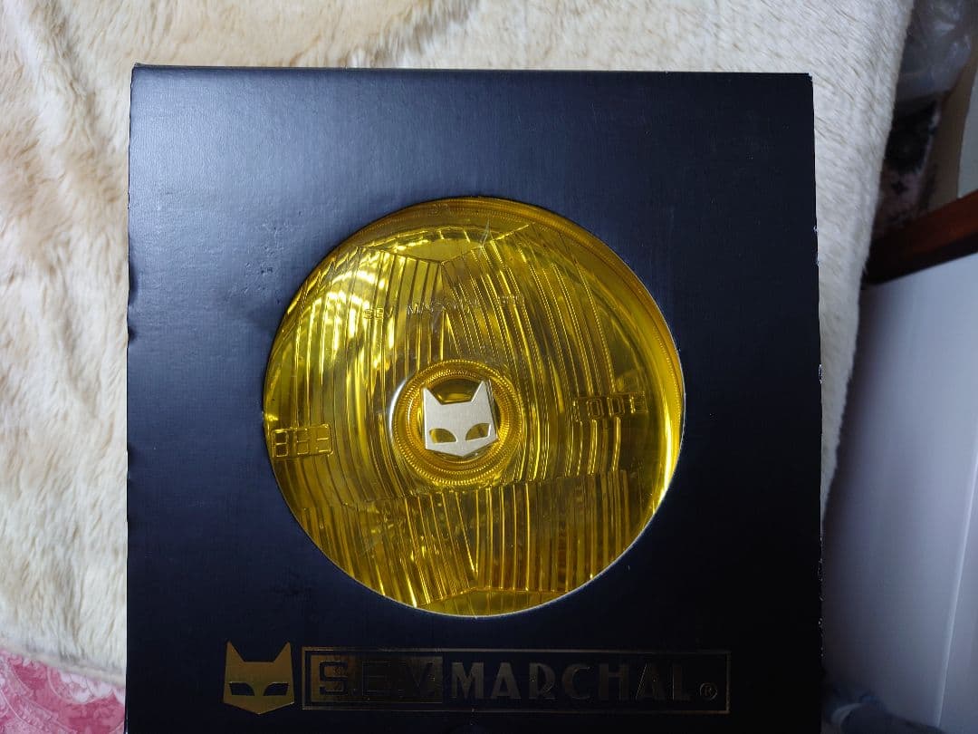 MARCHAL イエロー 丸型バイク用ライト