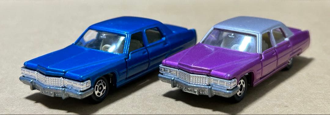 トミカ キャデラック フリートウッド ブローアム キャデラックセビル 2台セット