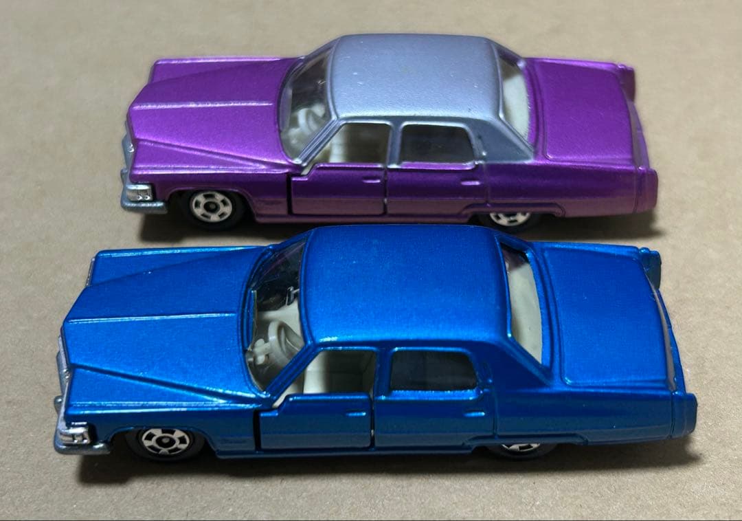 トミカ キャデラック フリートウッド ブローアム キャデラックセビル 2台セット