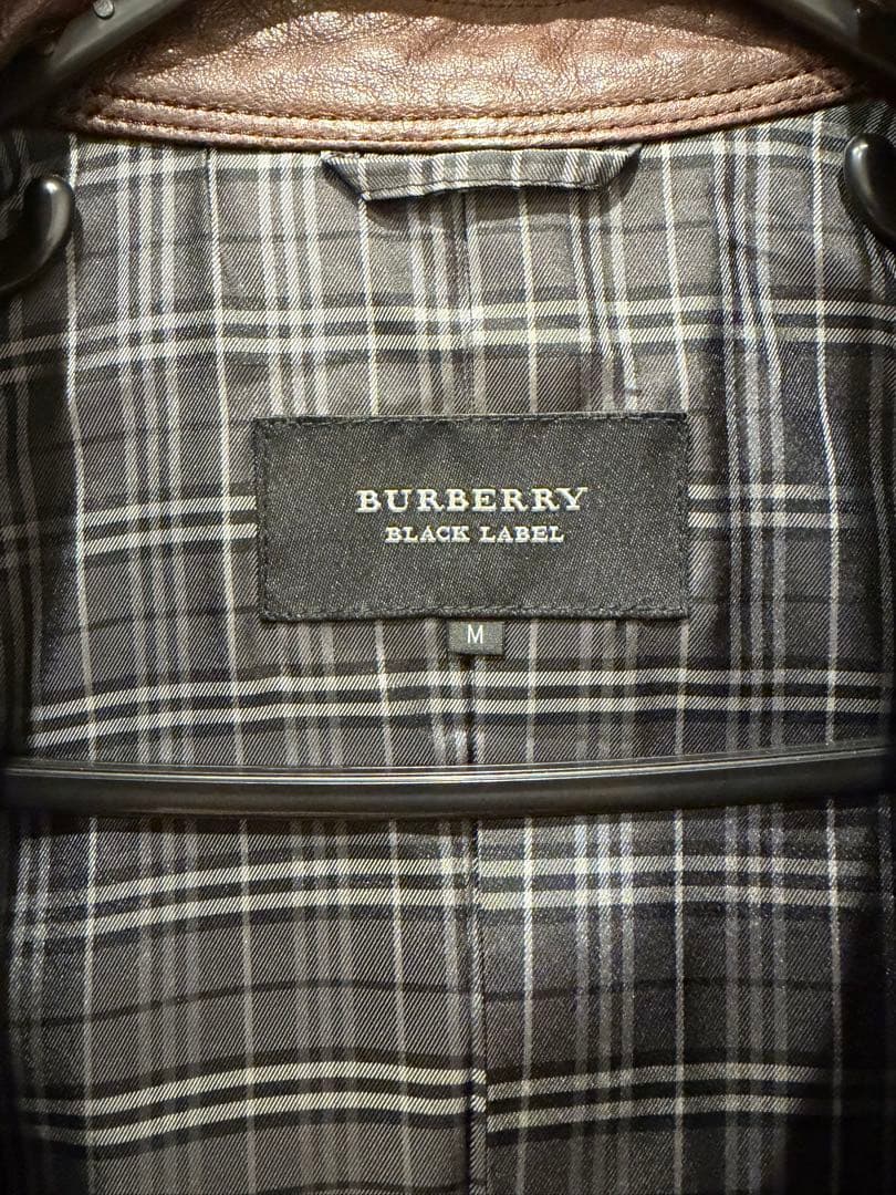 BURBERRY BLACK LABEL レザージャケット Mサイズ