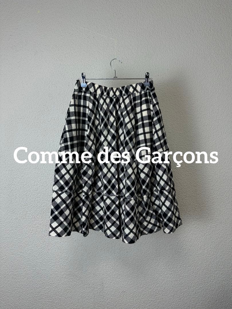 Comme des Garçons 2010 Crazy Check Skirt