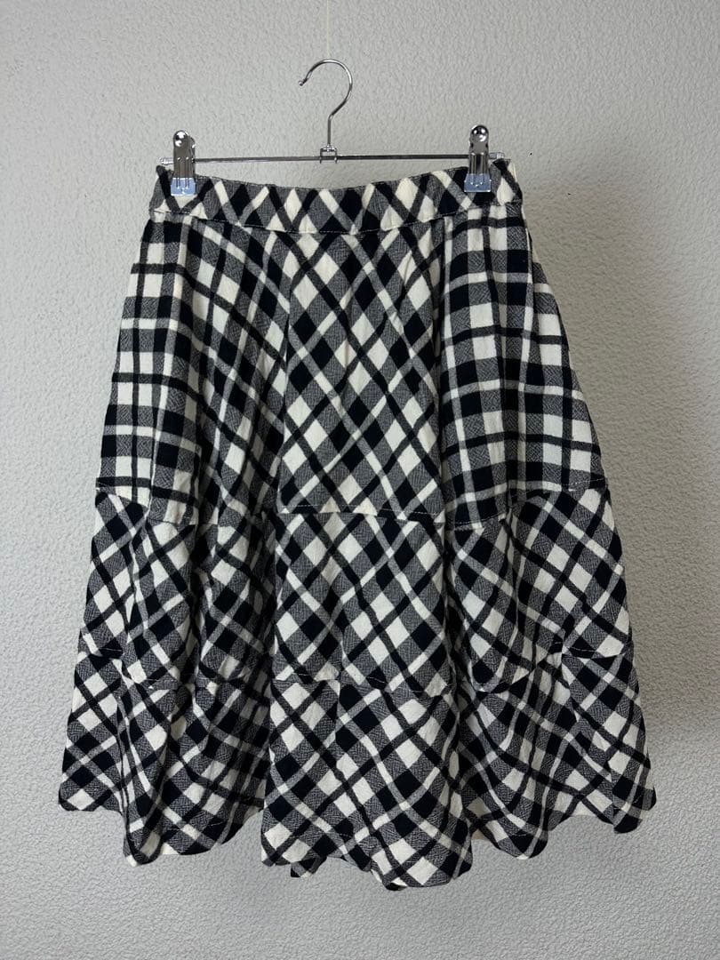 Comme des Garçons 2010 Crazy Check Skirt