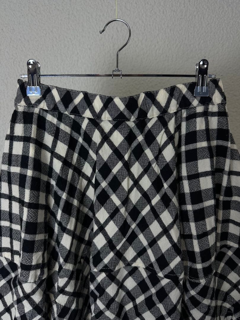 Comme des Garçons 2010 Crazy Check Skirt