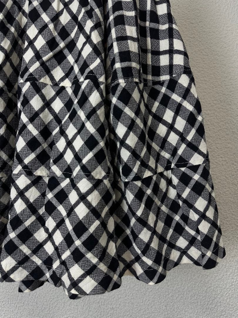 Comme des Garçons 2010 Crazy Check Skirt