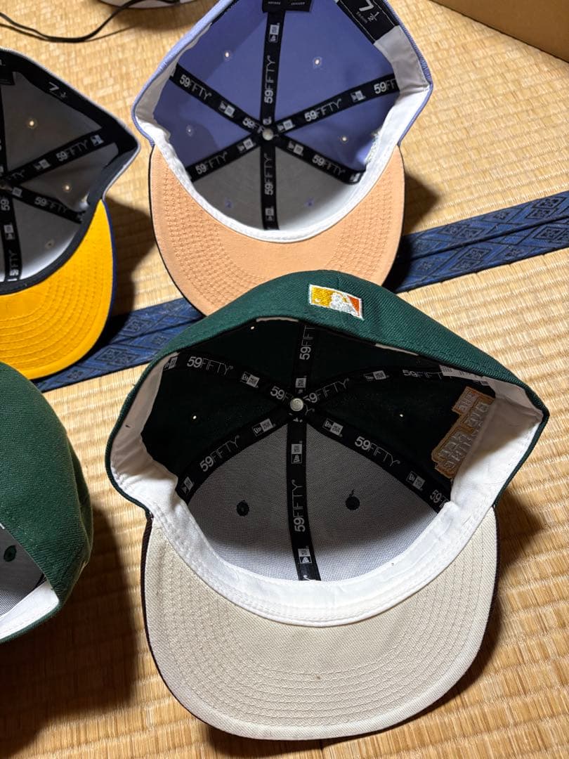 i*n様 キャップ 7 1/2 NEW ERA 4個セット　ニューエラ