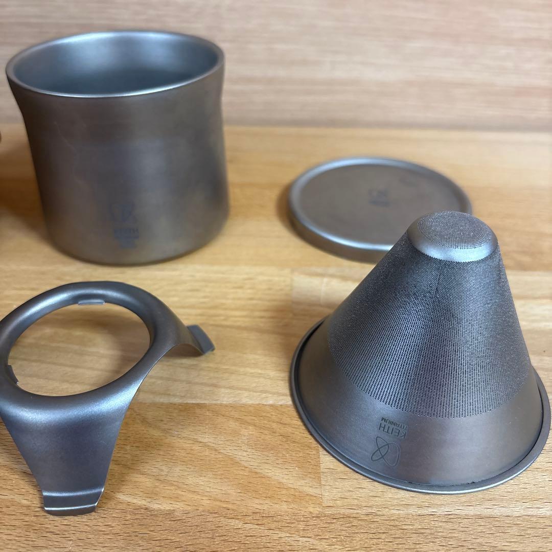 【美品】Keith チタン コーヒーセット