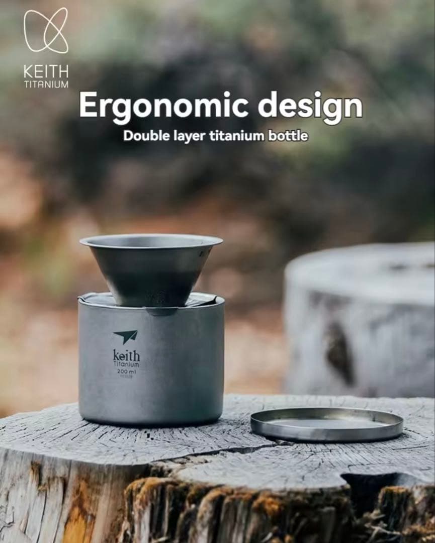 【美品】Keith チタン コーヒーセット