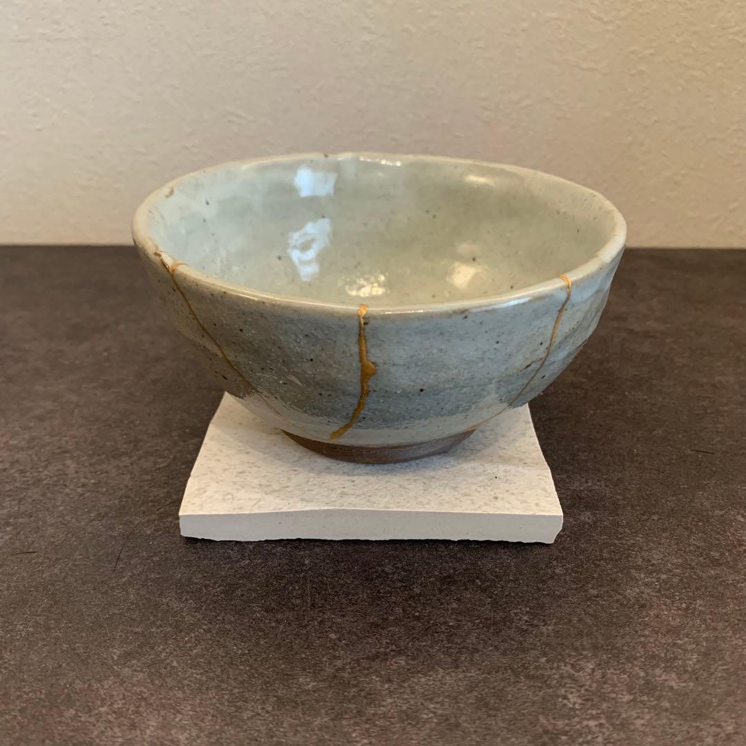 金継ぎ済み　抹茶茶碗-1