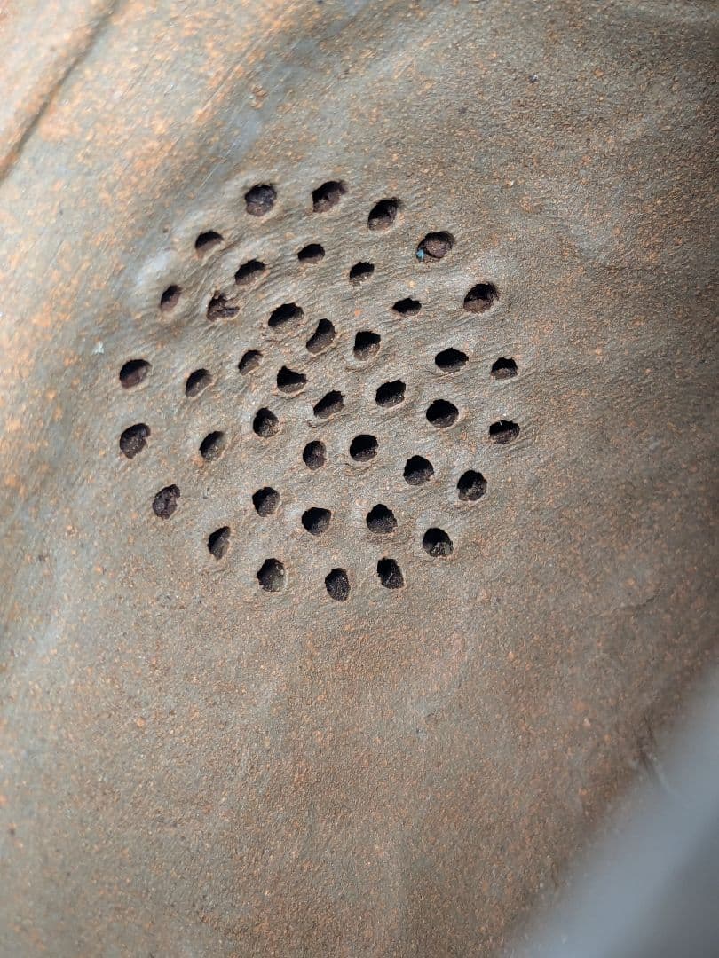 木村春芳 備前焼 手造急須 用心箱 貝摘み 煎茶器 煎茶道具 食器 たたら作り