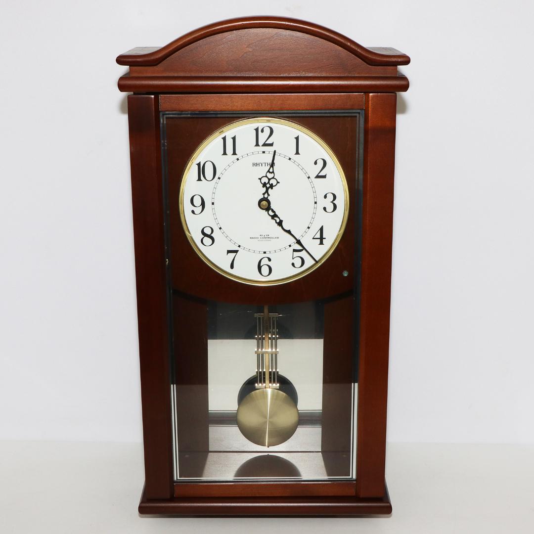 電波振り子時計 セントルイスF　4MNA05-006 シチズン リズム時計