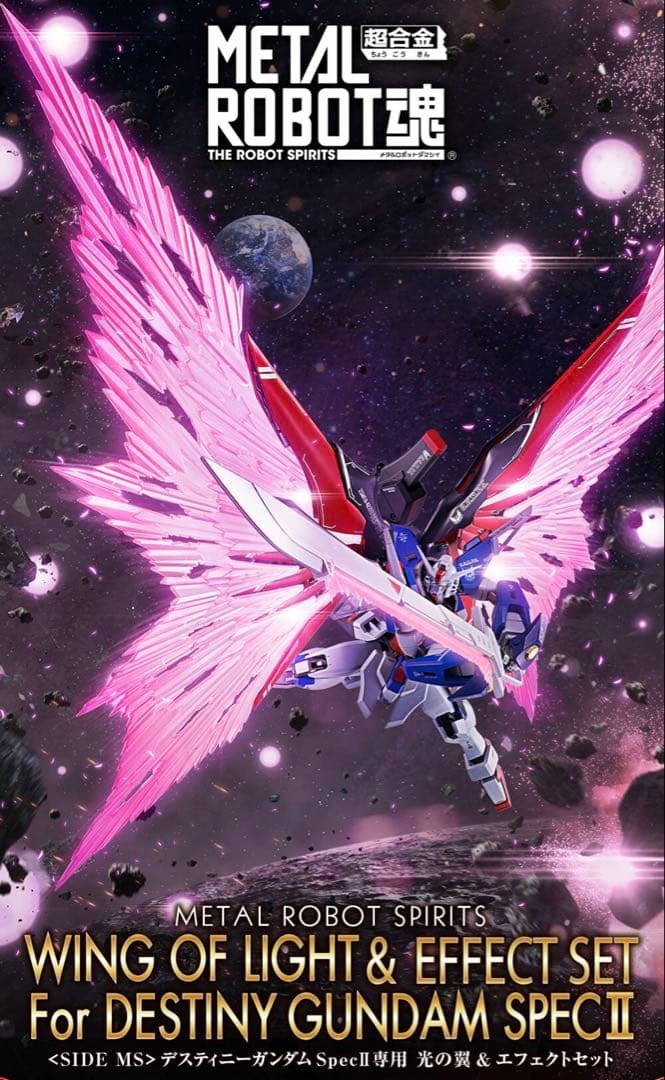 L ROBOT魂 デスティニーガンダム 光の翼 ゼウスシルエット【3点】