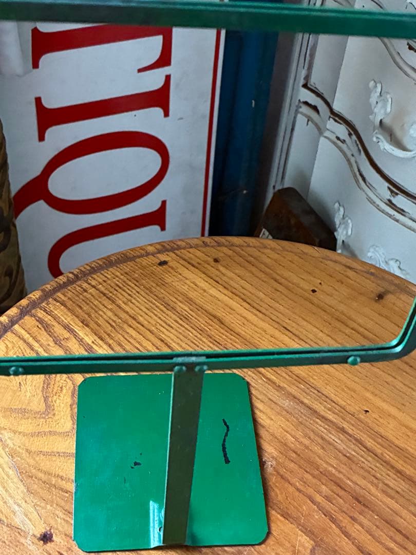 フランス　アンティーク　メタル　ディスプレイ　フォト　ポップ　スタンド　写真立て