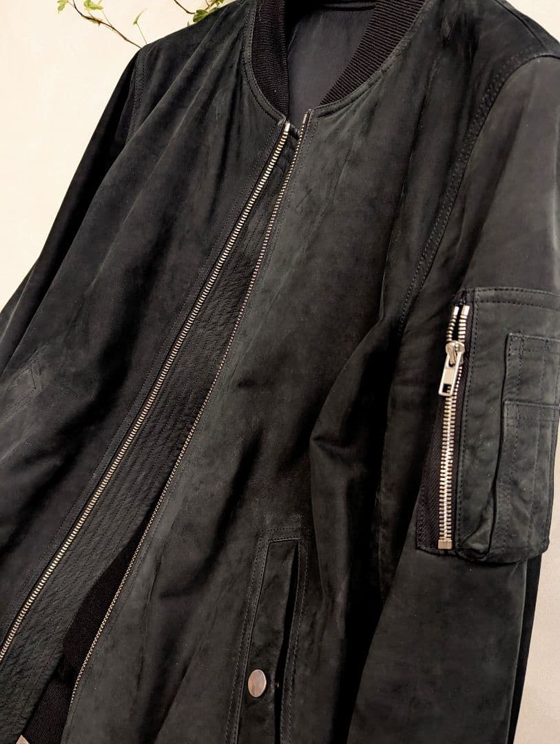 m*u様 稀少モデル　F/W 14　リック・オウエンス　カーフヌバック&カシミア