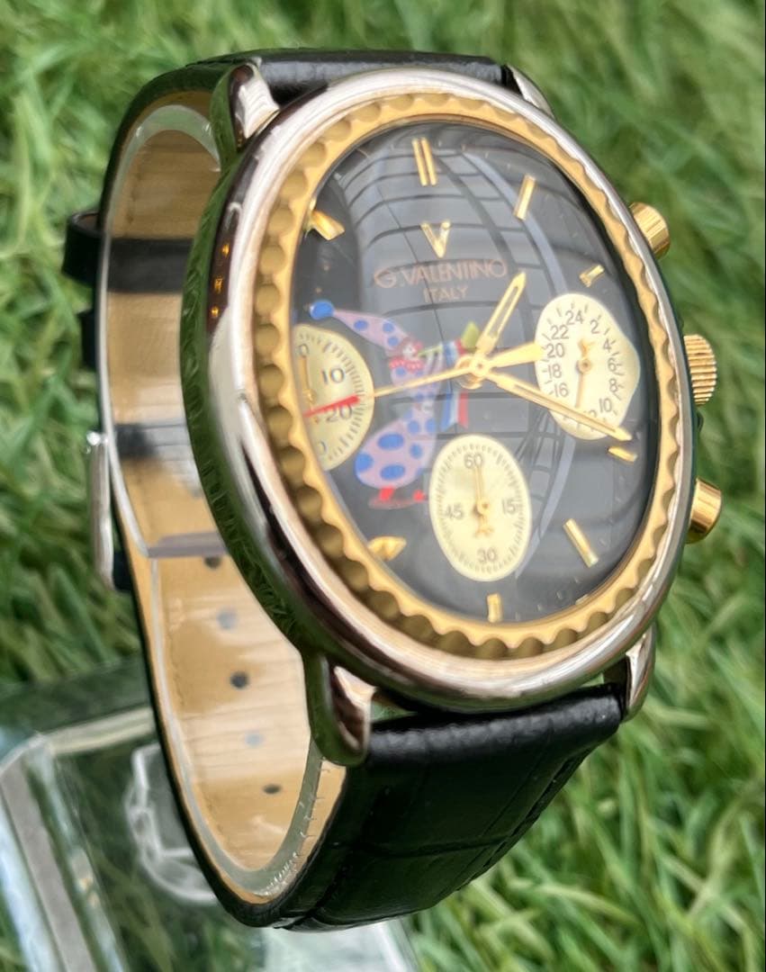 美品◎VALENTINOメンズ腕時計 バレンチノGlOVANNIヴィンテージ