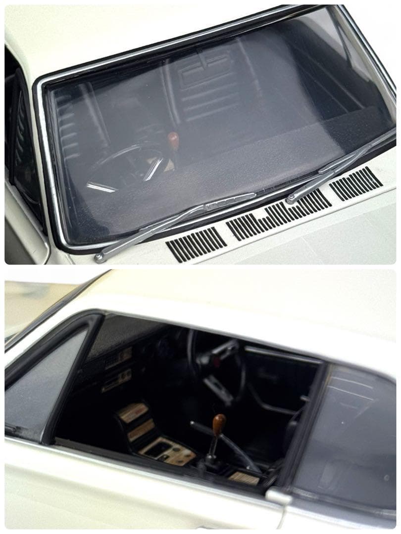 京商1/18日産スカイライン2000GT-R KPGC10 ホワイト ハコスカ